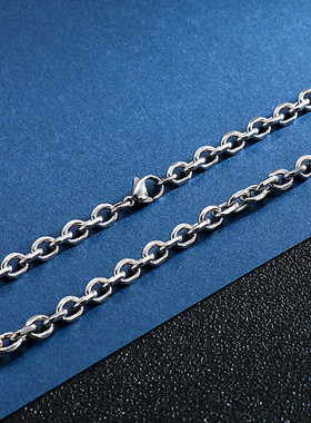 Stainless Steel Chains Necklaces Cuban O Chain for Men