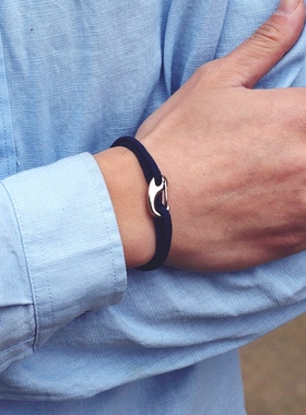 New Adjustable 3mm Thin Cord Bracelet Homme Double Layer