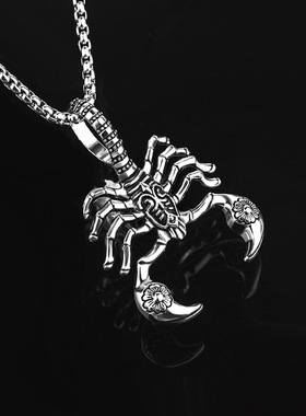 Fashion Stainless Steel Animal Scorpion Necklace Hip Hop