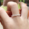 Xie's silversmith pure silver twist ring
