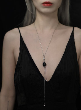 kammerhopa银细链锁骨链