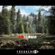 Unreal UE5 realistic mountains, Swiss snow mountains, grassland scenery, terrain landscape, large snow mountain river scenes