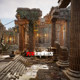 UE5 Unreal Realistic Ancient Ruins Broken Bricks Broken Stone Pillars Dead Tree Model Material Scene
