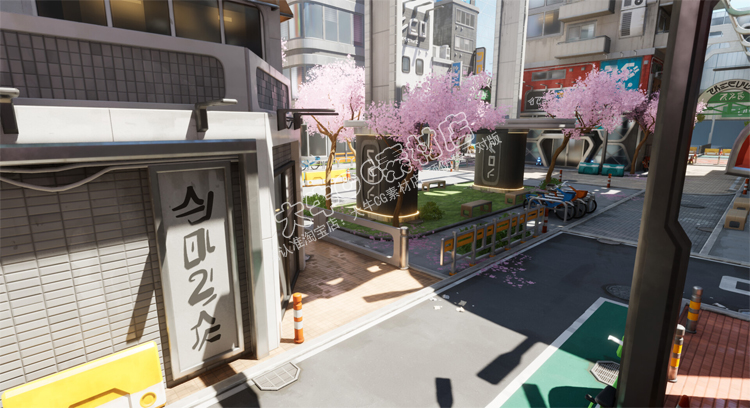 Tokyo Stylized Environment 模块化卡通东京街道场景 虚幻UE5.2 - 图0