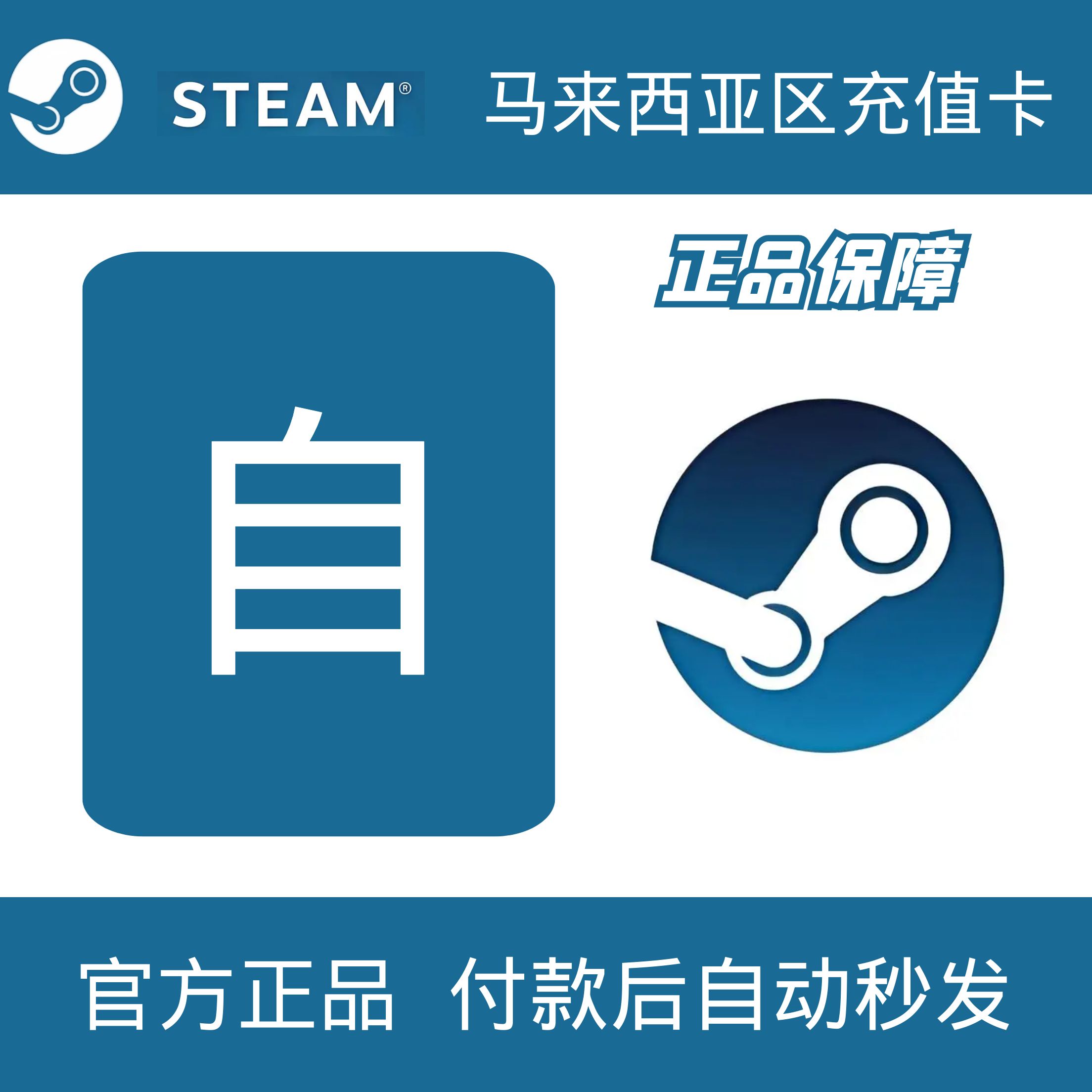 【自动发货】马来西亚区Steam充值卡 钱包充值MYR 中国区也可用 - 图0