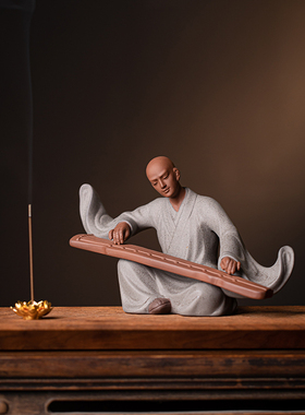 装饰品古琴摆件紫砂禅意