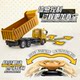 Alloy large children's remote control dump truck