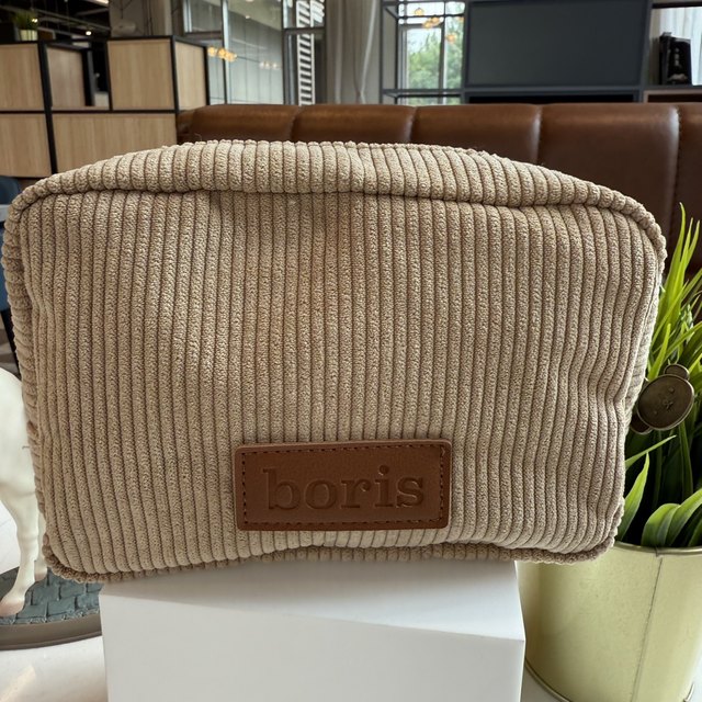Export Japanese bag Ris Bear Three Rabbit Cartoon Corduroy Makeup Bag Decorative Storage Bag