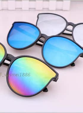 圆脸明星款韩国大框个性墨镜包邮