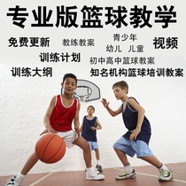 Professional Basketball Training Teaching Case Young Children Young Children Training Basketball Tactical Board Agency Tutorial Instructional Videos