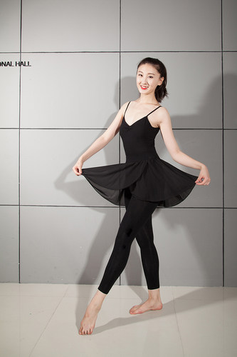 芭蕾连体服舞蹈练功服体操服女瑜伽裤成人形体裤基训艺考吊带体服 - 图1