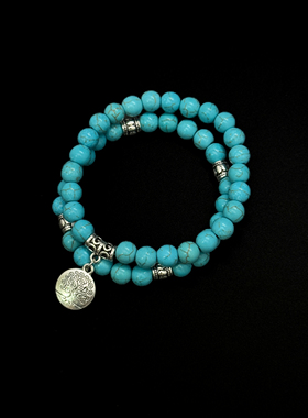 古着TurquoiseTreeofLife手串