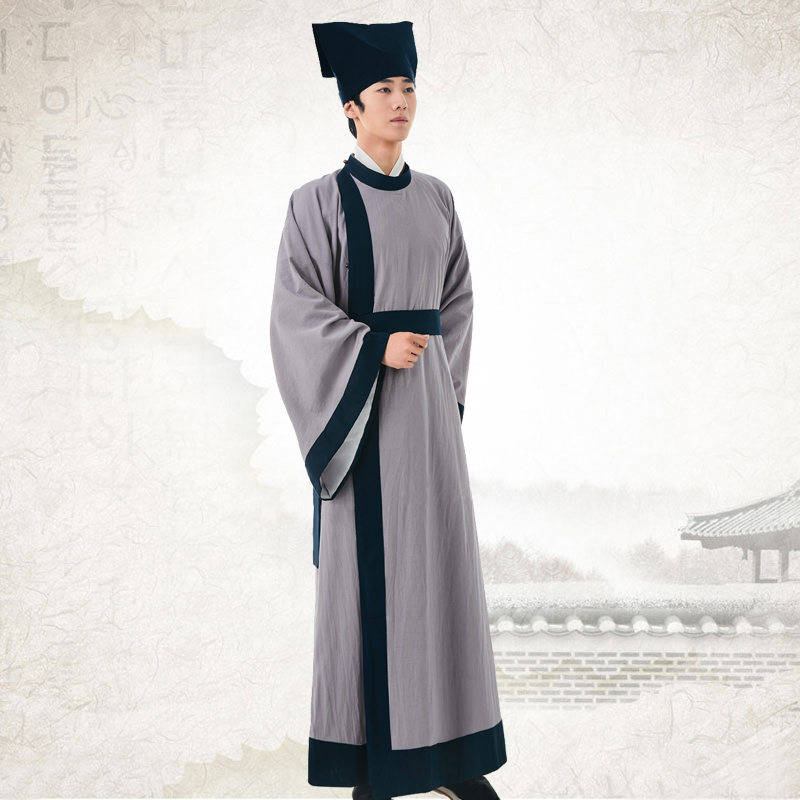 古装汉服古代书生文人诗人老师宋朝明朝范仲淹苏东坡演出服装戏服 - 图2