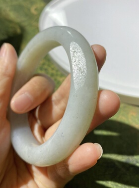 新疆籽料青花手镯桂花糕