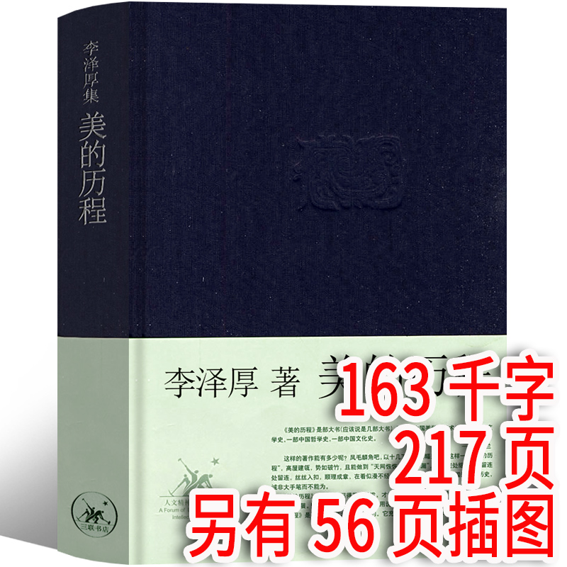 美的历程李泽厚著正版插图版 美得历程 中国美学绕不开的经典哲学书籍和三联书店内容相同 人民文学出版社 - 图1