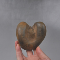 (Natural Heart-shaped Letter Loving) (J1003) Greater Bay Stone Little Pinstone Stone Original Stone Handlebar Piece