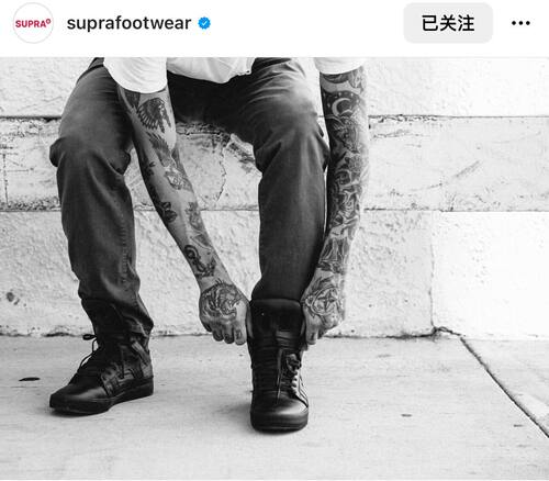 Supra Skytop2Ⅱ代全黑皱褶纹牛皮黑武士高街高帮男板鞋比伯同款 - 图1
