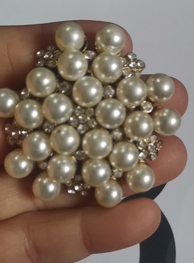 波西米亚天然开口戒复古珍珠