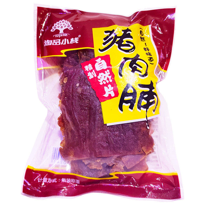 淘品小栈靖江精制500g网红猪肉脯 淘品小栈猪肉类