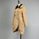 Wool wool mid-length small fragrant fur collar coat