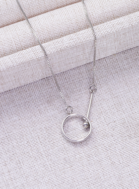 2026款925银圆环女锁骨链礼物