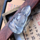 Xiu jade Guanyin pendant with natural fidelity and simple style