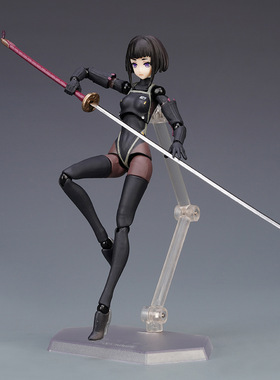 优质版浪人 流浪武士 机娘figma549关节可动 消光版 盒装手办