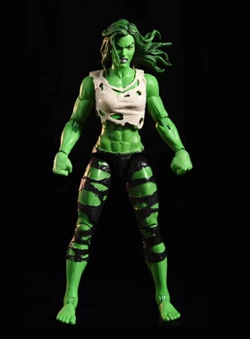 Marvel Legends 女绿巨人女浩克  6寸可动人偶模型绿巨人手办