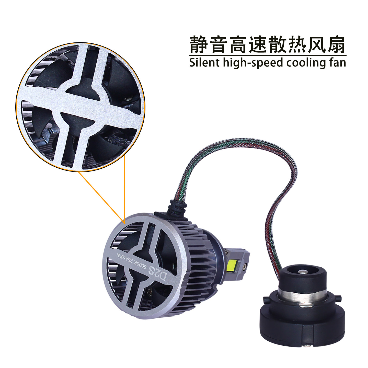 D2S石栏汽车led激光灯泡原车近光透镜氙气灯专用灯升级改装车灯,淘宝优惠券,粉丝福利购,淘宝优惠卷