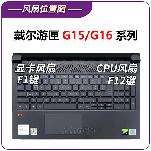 原装戴尔游匣G15 5510 5511 5515 5520 5525 G16 7620风扇2021/22 - 图2