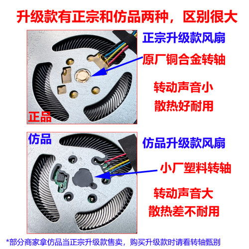 华硕飞行堡垒5/6/7/8 天选1/2 FX80G FA506 FX86F 505 FX95G 风扇 - 图0