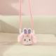 Cute cartoon high-looking pink plush coin purse