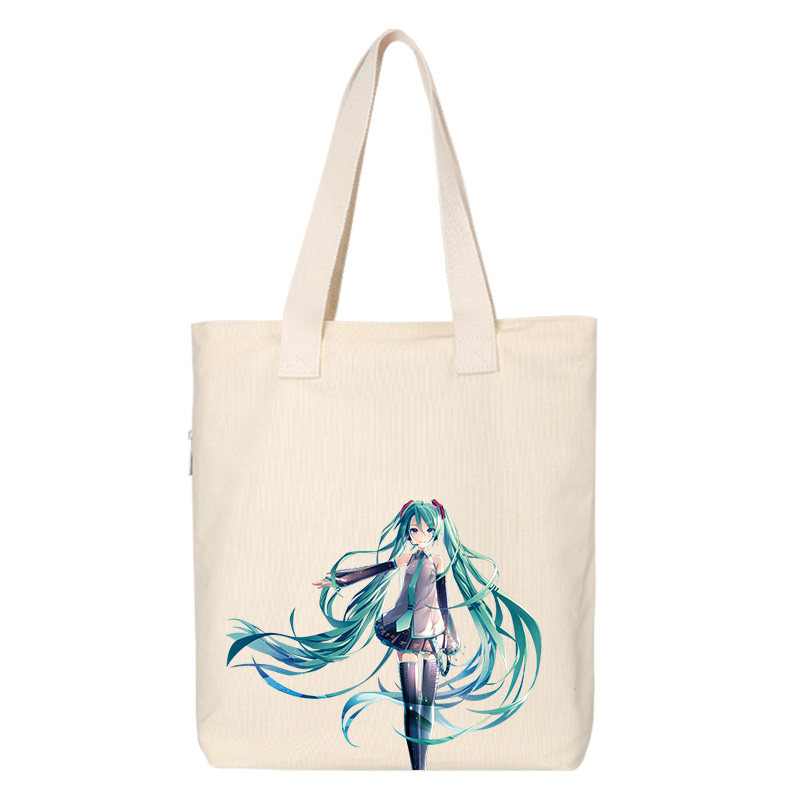 秀洛miku初音未来痛包帆布包斜挎包单肩包手提包购物袋托特包女包,淘宝优惠券,粉丝福利购,淘宝优惠卷