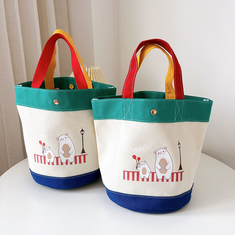 凯旋者 手提包帆布包女包水桶小包休闲可爱便当包饭盒袋韩版定制,淘宝优惠券,粉丝福利购,淘宝优惠卷