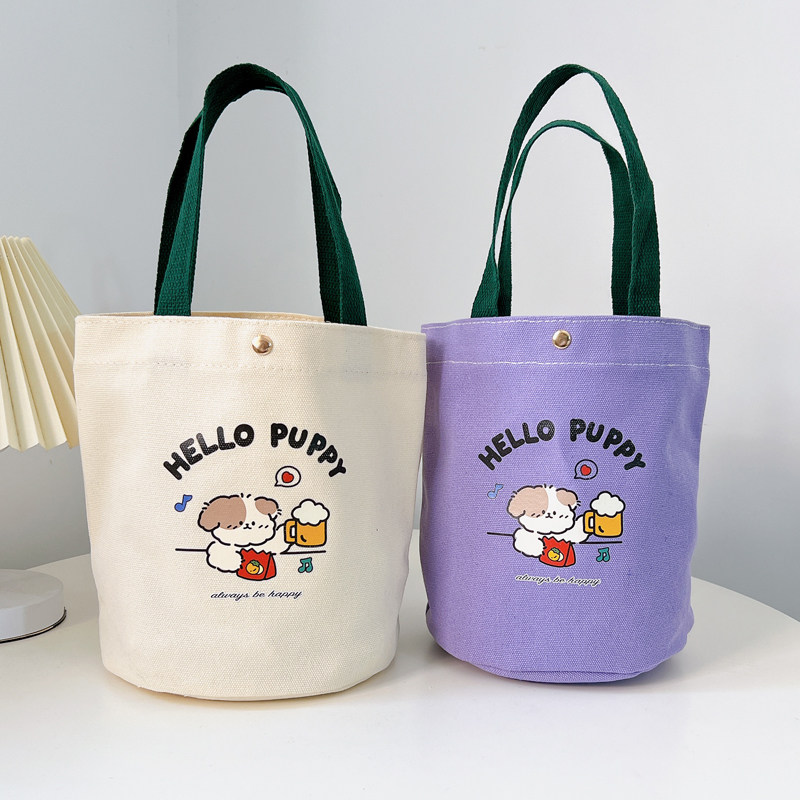 帆布包女包手提包小包水桶包妈咪包饭盒袋便当包帆布袋定制印logo,淘宝优惠券,粉丝福利购,淘宝优惠卷