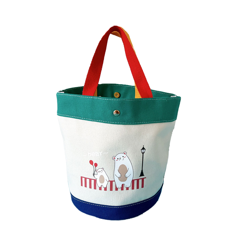 凯旋者 手提包帆布包女包水桶小包休闲可爱便当包饭盒袋韩版定制,淘宝优惠券,粉丝福利购,淘宝优惠卷