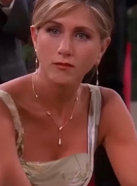 瑞秋同款老友记套装纯银项链