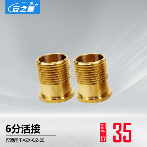 安之星净水器机配件全纯铜前置4分6分活接接头分接QZ05耗材加厚内 - 图0