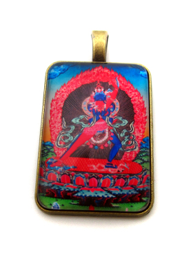 YC2366新款古青铜藏地胜乐金刚唐卡合金佛牌吊坠法会结缘饰品挂牌