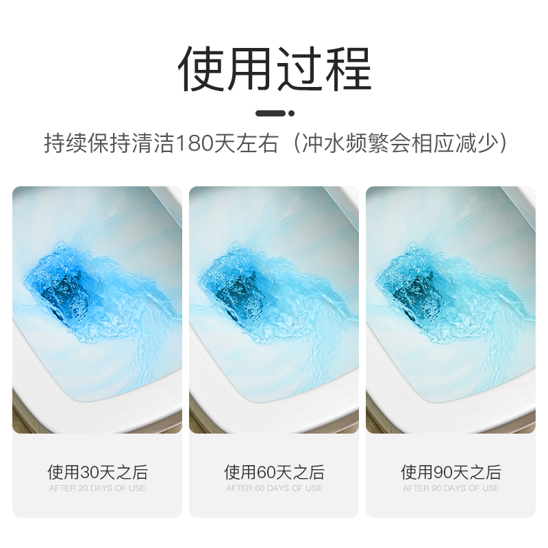 菲博思家居专营店洁厕灵蓝泡泡马桶除臭去异味神器厕所家用卫生间清洁剂宝除垢去黄3