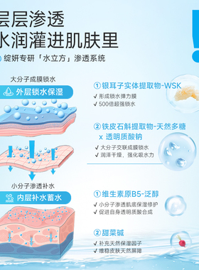 绽妍b5面膜补水保湿三重蛋白贴泛红舒敏干皮敏感肌底舒缓修护屏障