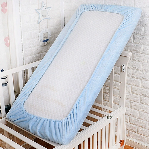 Кроватка, зимняя утепленная простыня для новорожденных, детское покрывало для приставной кровати