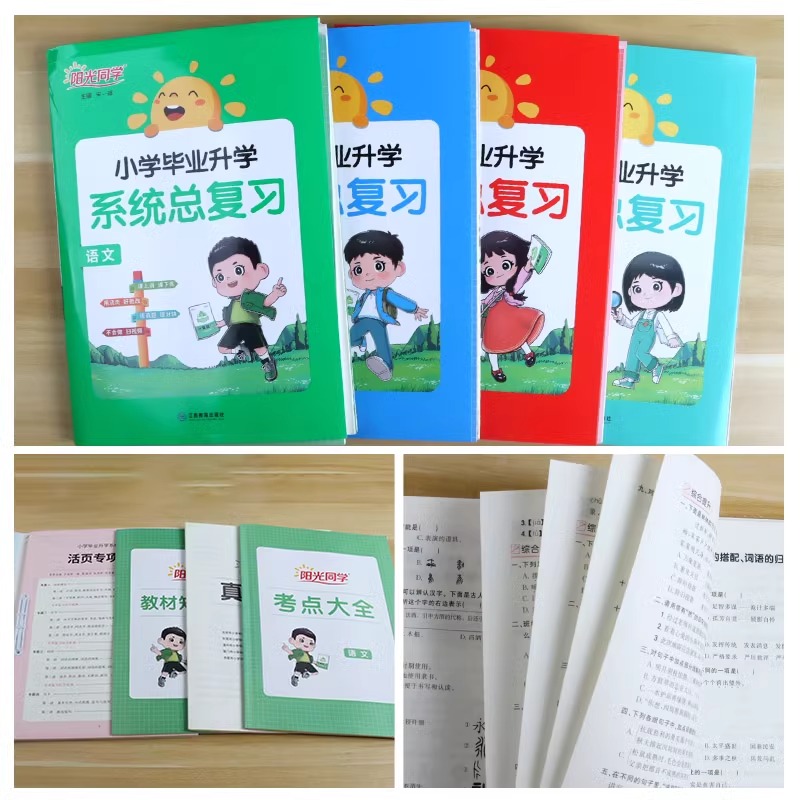 【科目任选】2024版阳光同学小学毕业升学系统总复习语文数学英语科学全套人教版小升初总复习小学六年级升初中真题卷知识点强化 - 图3