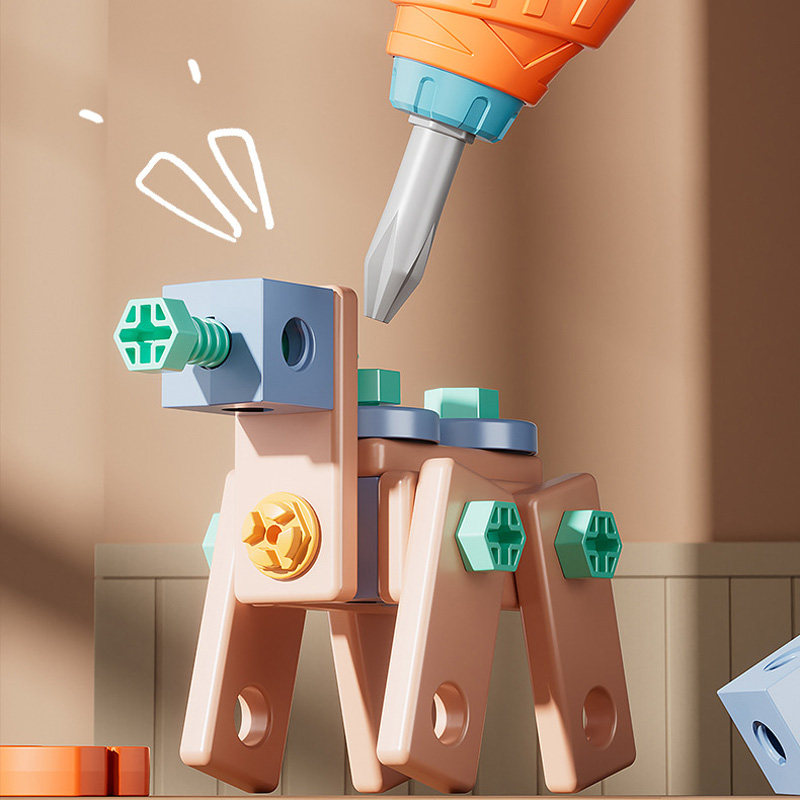 儿童螺母拆装玩具多功能修理工具箱益智拧螺丝组装拼装男孩礼物,淘宝优惠券,粉丝福利购,淘宝优惠卷