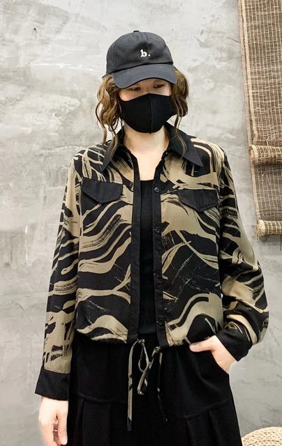 2023 Spring and Autumn New Loose Small Western Style Versatile Jacket Women's Fashion Leopard Print Short Work Jacket Top