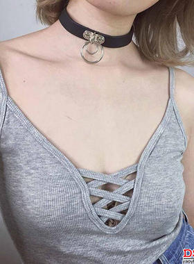 女歌手风夜店性感金属脖子饰品