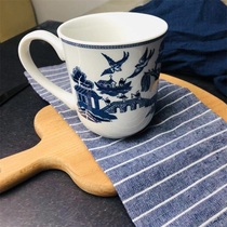 Foreign Trade Raw Single JBS Flat Disc Steak Pan China Scenery Pan Retro Decorative Plate Microwave Oven Available