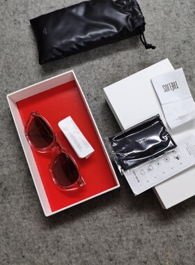 意大利采购调货Celine瑟琳粉色透明色女士复古大框太阳眼镜墨镜