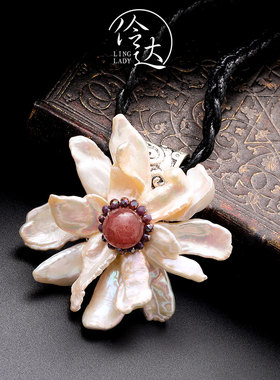 伶达淡水珍珠原创设计项链