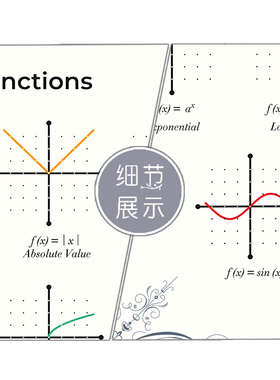 数学书房不可以海报小微瞳画